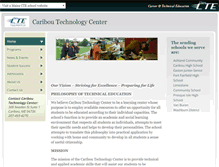 Tablet Screenshot of caribou.mainecte.org